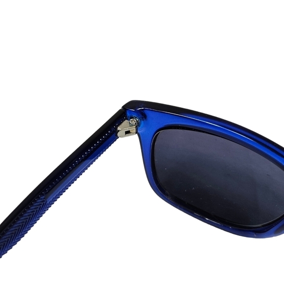 Unbranded Translucent Blue Plastic Frame Horn Rimmed Prescription Eye Glass Kids - Picture 5 of 7